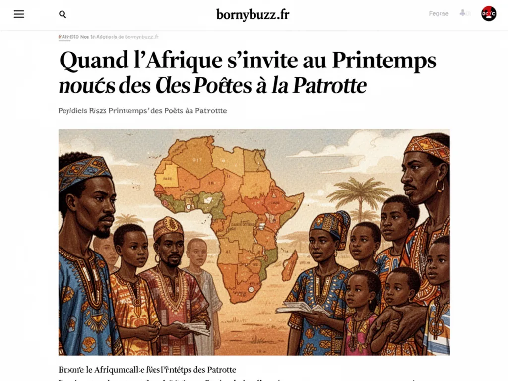 Quand l'Afrique s'invite au Printemps des Poètes à la Patrotte