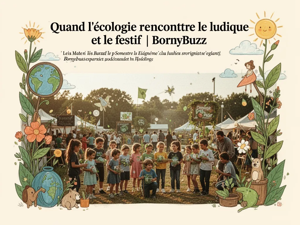 Quand l’écologie rencontre le ludique et le festif | BornyBuzz