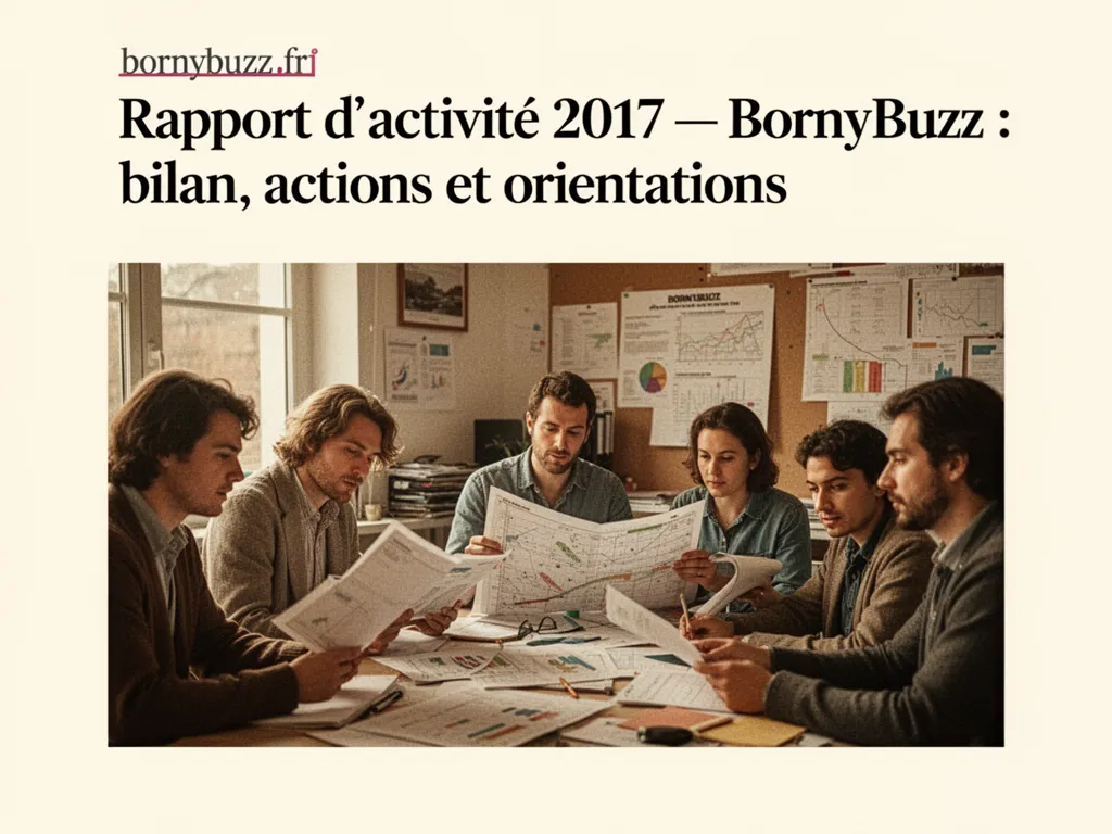 Rapport d'activité 2017 : BornyBuzz : bilan, actions et orientations