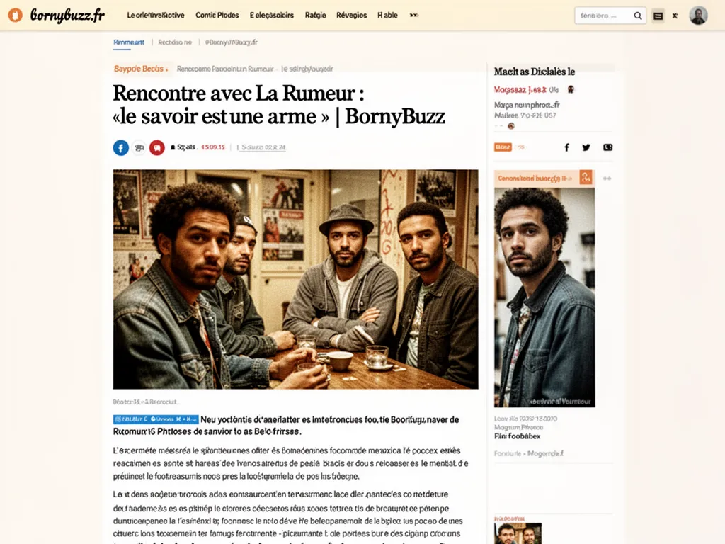 Rencontre avec La Rumeur : « le savoir est une arme » | BornyBuzz