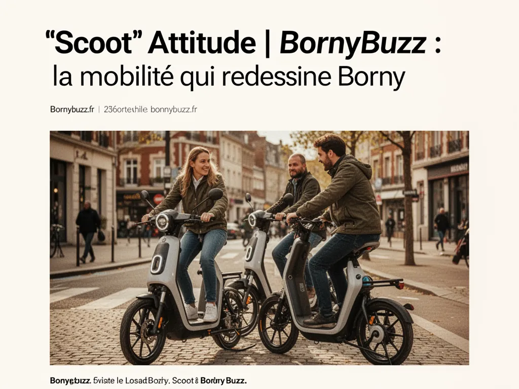 Scoot’ Attitude | BornyBuzz : la mobilité qui redessine Borny