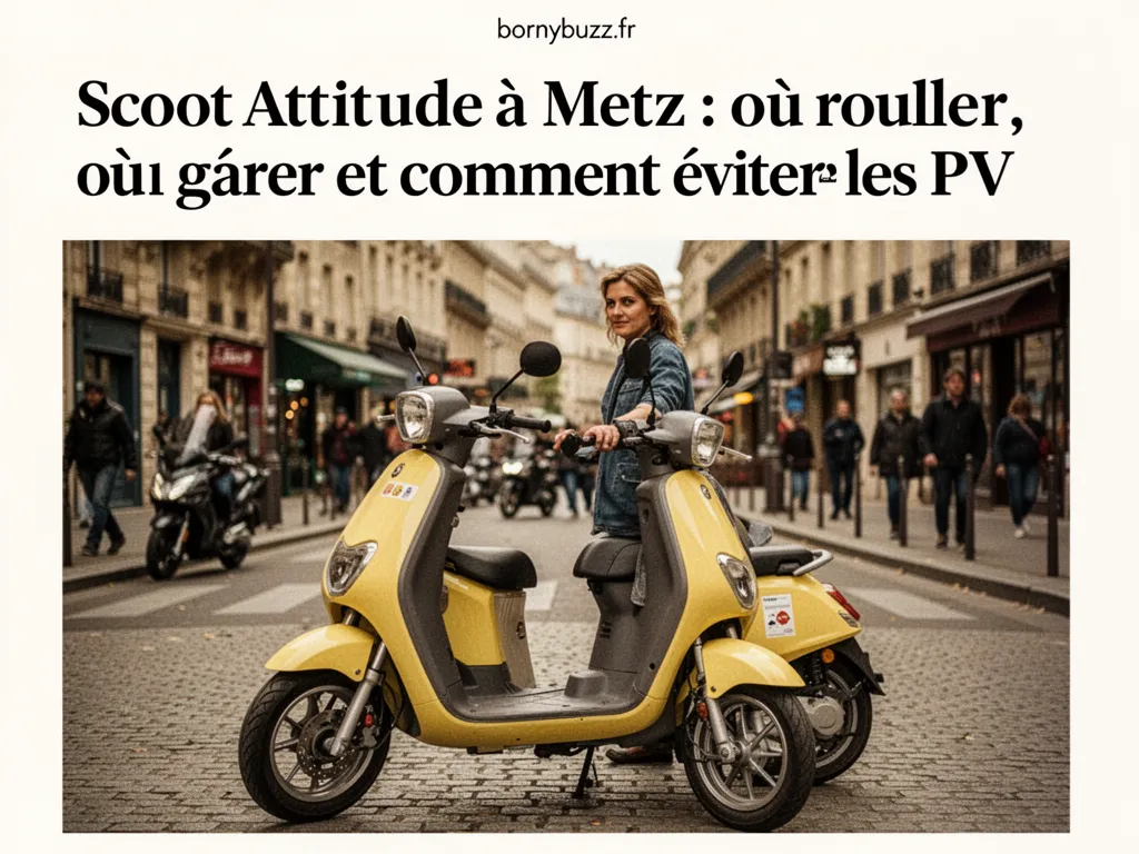 Scoot Attitude à Metz : où rouler, où garer et comment éviter les PV