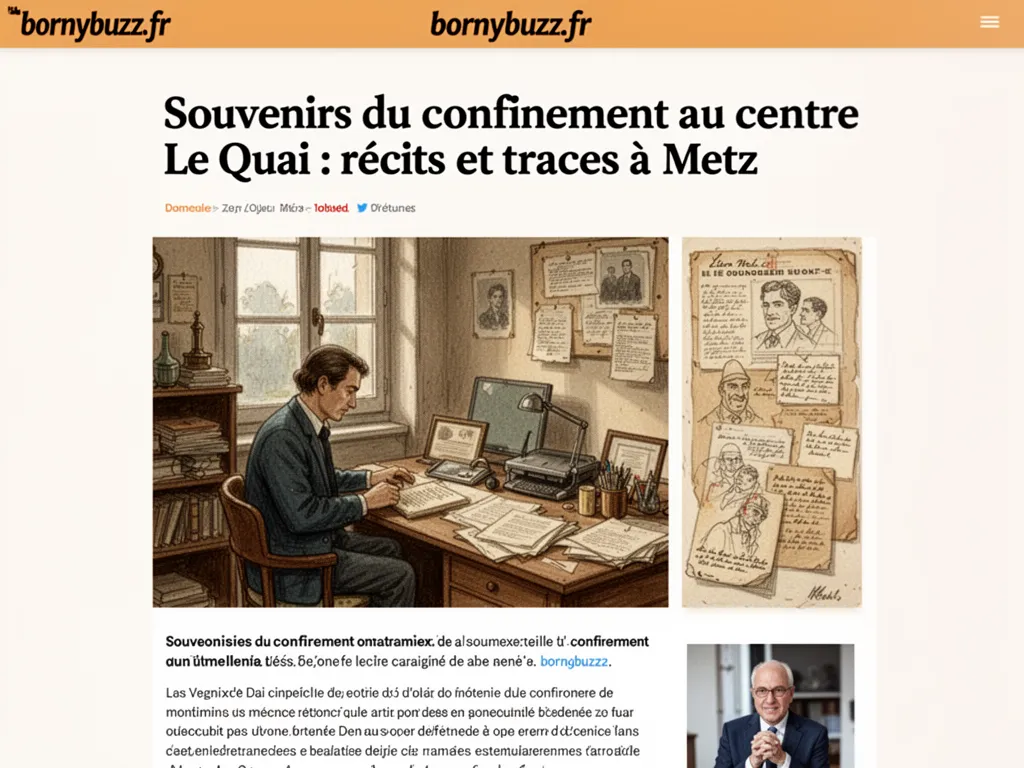 Souvenirs du confinement au centre Le Quai : récits et traces à Metz