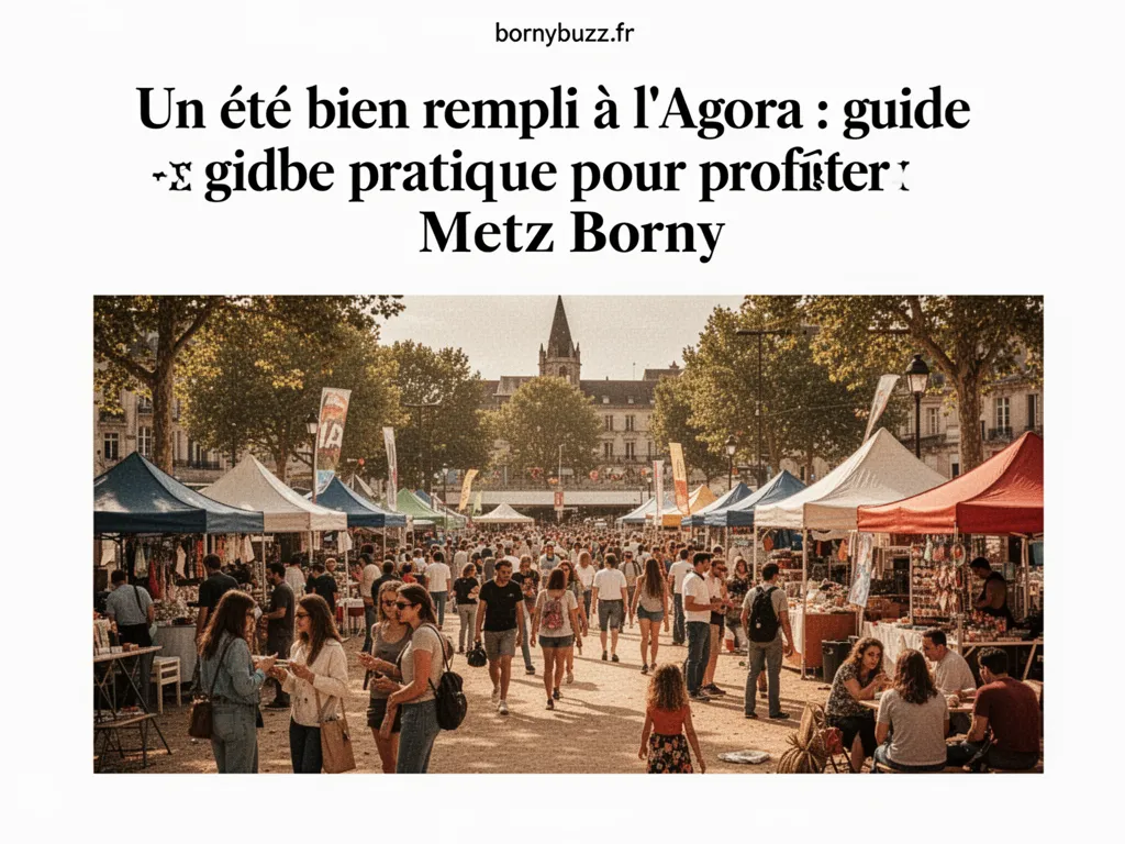 Un été bien rempli à l'Agora : guide pratique pour profiter de Metz Borny