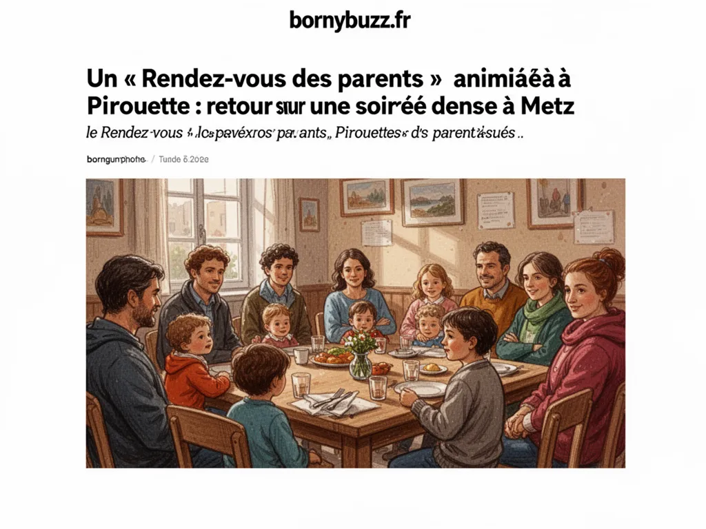 Un « Rendez-vous des parents » animé à Pirouette : retour sur une soirée dense à Metz