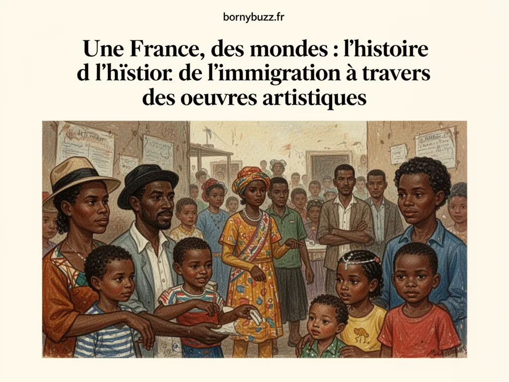Une France, des mondes : l'histoire de l'immigration à travers des oeuvres artistiques