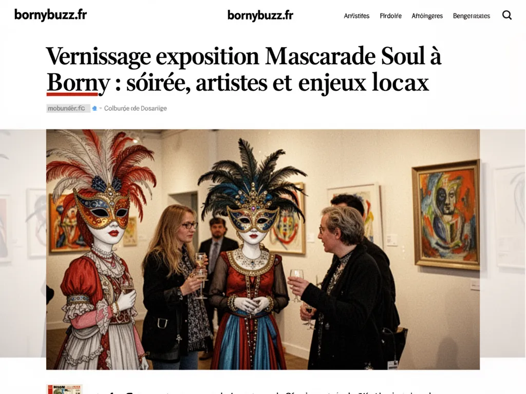 Vernissage exposition Mascarade Soul à Borny : soirée, artistes et enjeux locaux