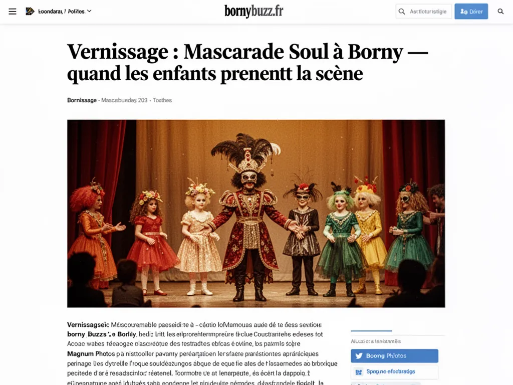 Vernissage : Mascarade Soul à Borny : quand les enfants prennent la scène