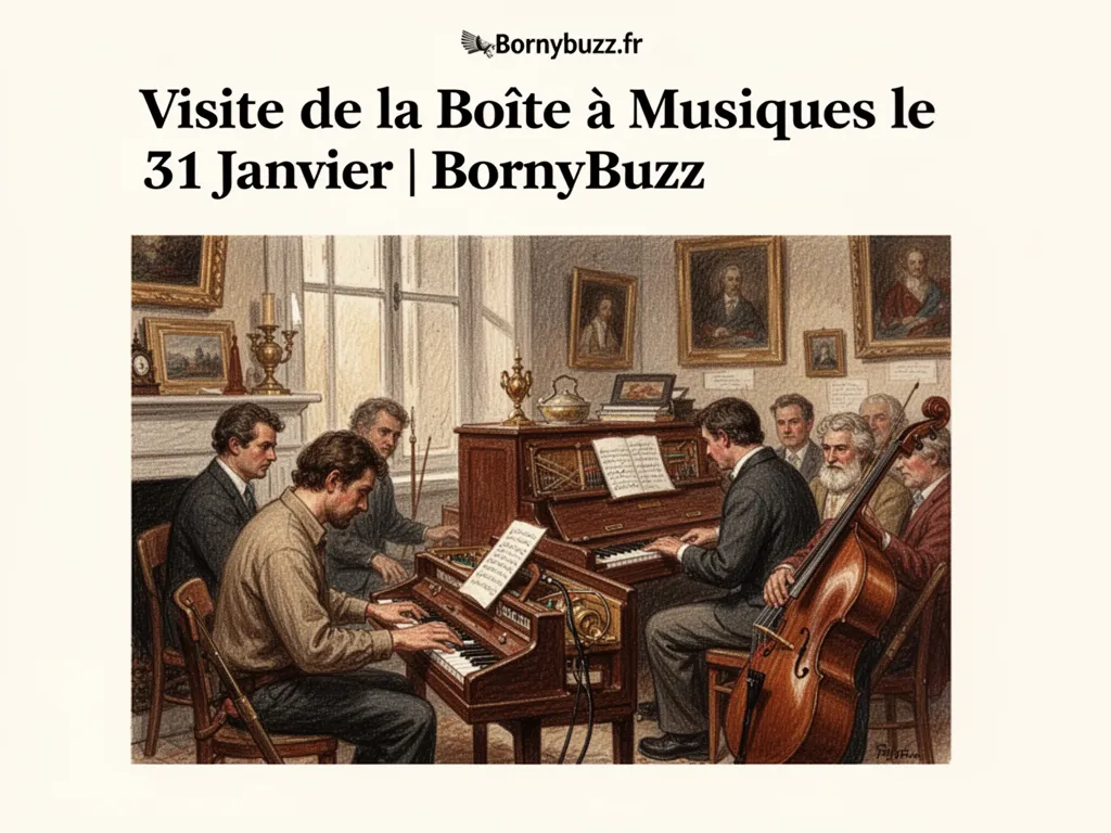 Visite de la Boîte à Musiques le 31 janvier | BornyBuzz